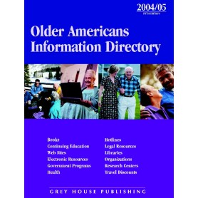 Older Americans Information Directory - Current Year or Most Recent Edition.