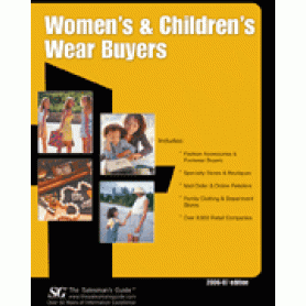 Women's and Children's Wear Buyers - Current Year or Most Recent Edition.