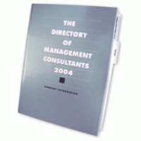 Directory of Management Consultants - Current Year or Most Recent Edition.