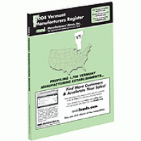 Vermont Manufacturers Register - Current Year or Most Recent Edition