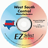 West South Central State Manufacturers  CD Databases - Current Year or Most Recent Edition.
